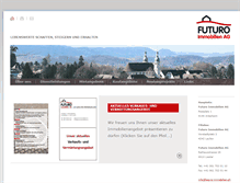 Tablet Screenshot of futuro-immobilien.ch